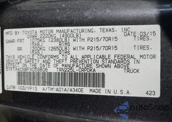 5TFTX4CN8FX059806: 43276685