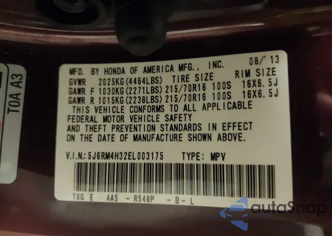 5J6RM4H32EL003175: 43277953