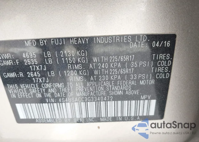 4S4BSACC3G3340472: 43278040