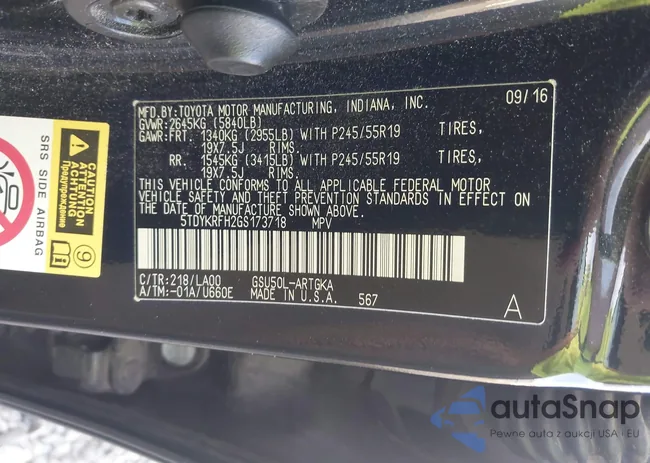 5TDYKRFH2GS173718: 43278088