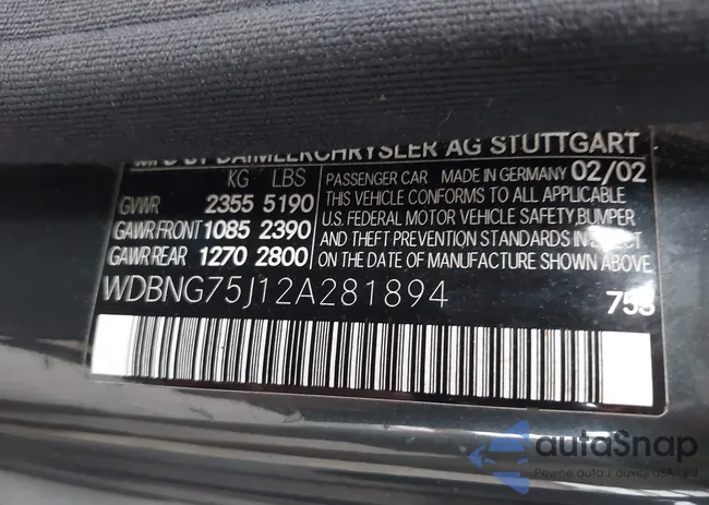 WDBNG75J12A281894: 43278357