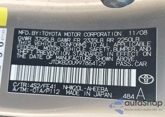 JTDKB20U997864129: 43278949