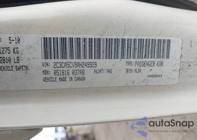 2C3CA5CV9AH249929: 43279082