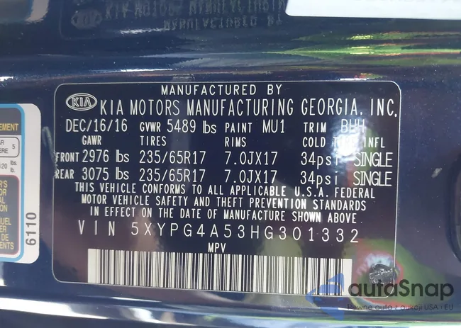 5XYPG4A53HG301332: 43279178