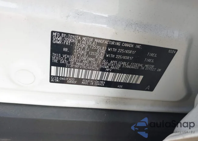 2T3P1RFV7RC489428: 43279308