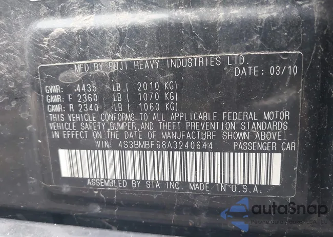 4S3BMBF68A3240644: 43279377