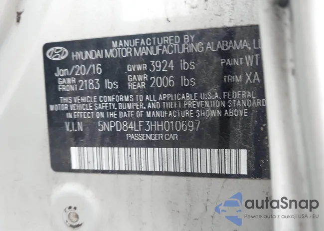 5NPD84LF3HH010697: 43279385