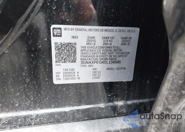 3GNAXPEG4SL134585: 43278696