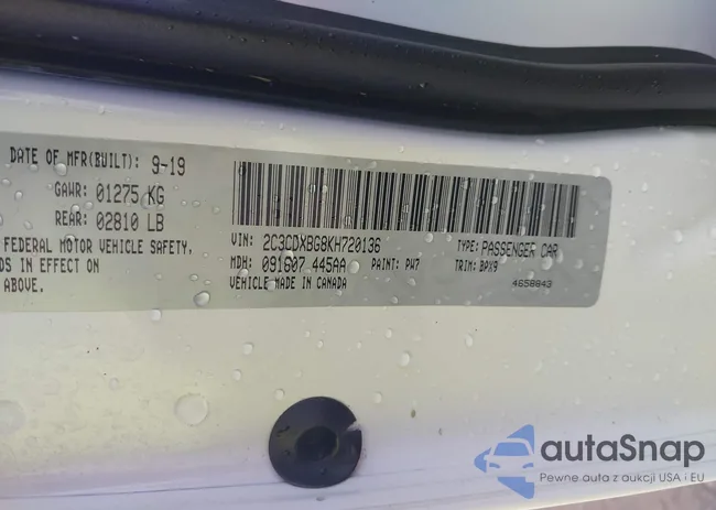 2C3CDXBG8KH720136: 43278739