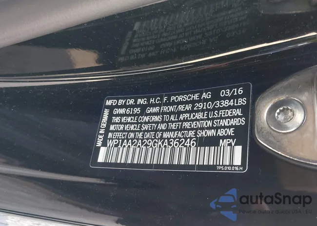 WP1AA2A29GKA36246: 43280022