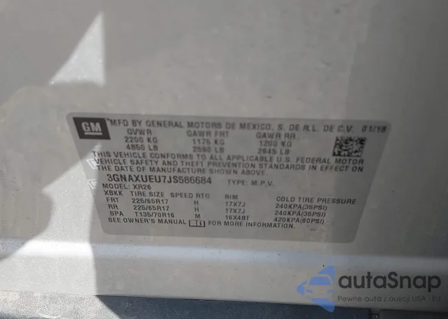 3GNAXUEU7JS586684: 43280320