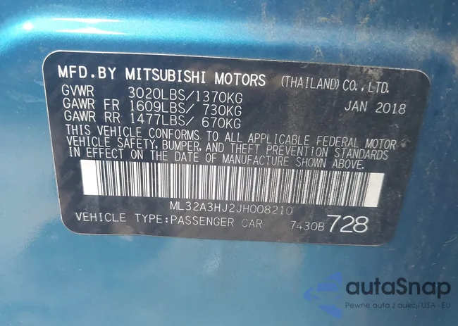 ML32A3HJ2JH008210: 43279511