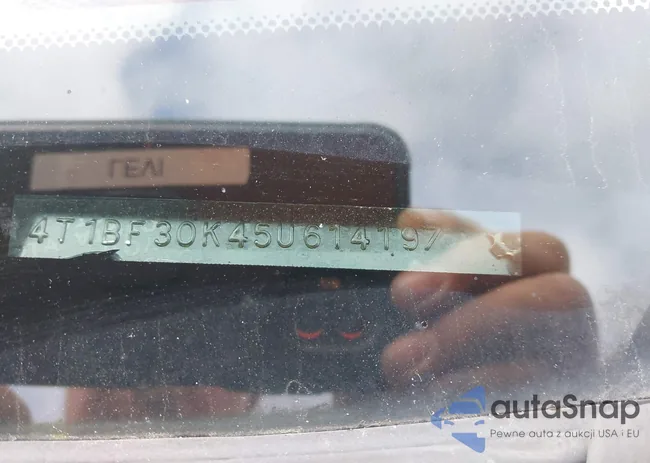 4T1BF30K45U614197: 43279533