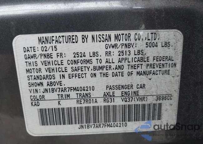 JN1BV7AR7FM404210: 43279578