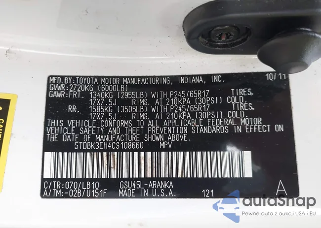 5TDBK3EH4CS108660: 43279703