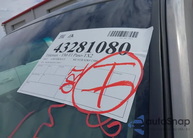 1GCRCSE01DZ138912: 43281080