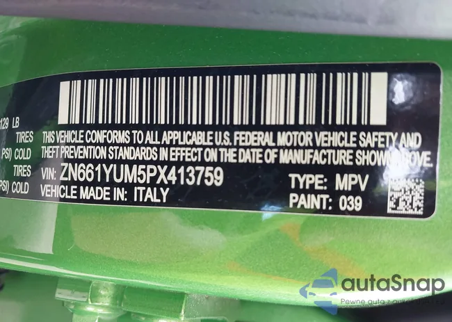 ZN661YUM5PX413759: 43281189