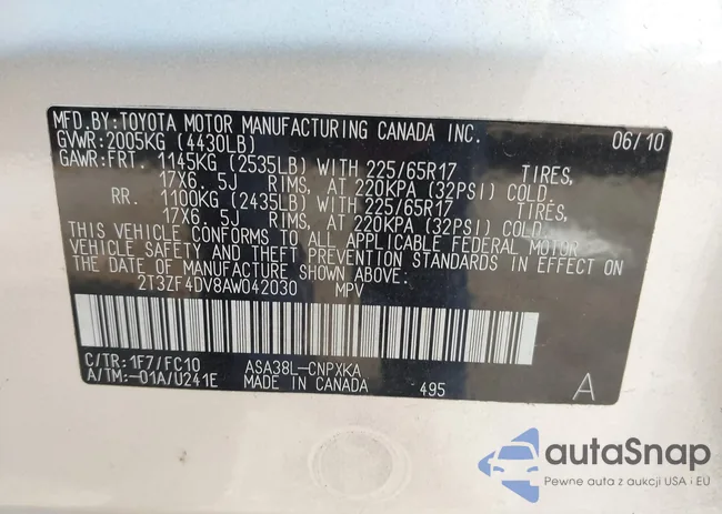 2T3ZF4DV8AW042030: 43280420