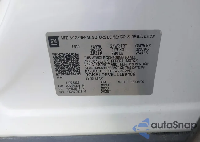 3GKALPEV5LL199406: 43280594