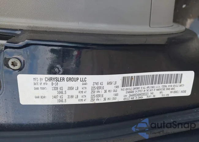 2A4RR5DX8AR395323: 43280677