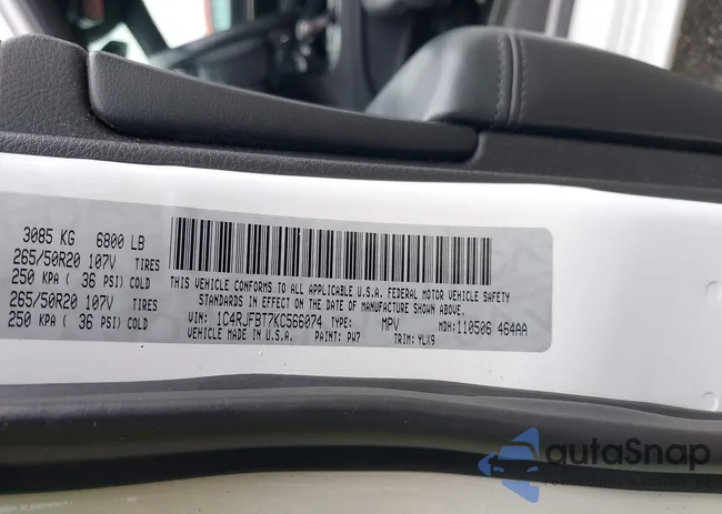 1C4RJFBT7KC566074: 43281831