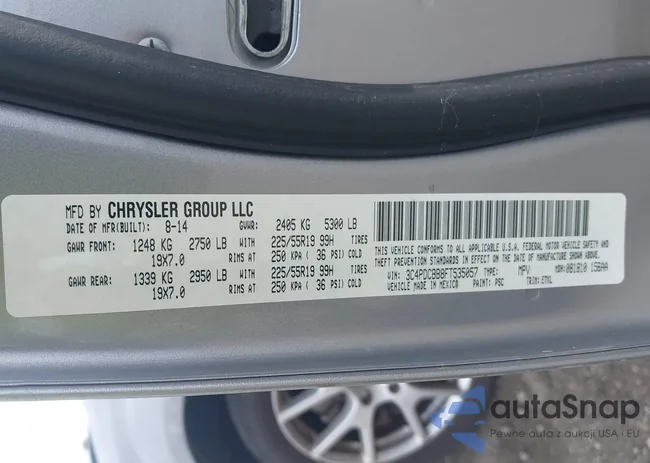 3C4PDCBB8FT535057: 43281849