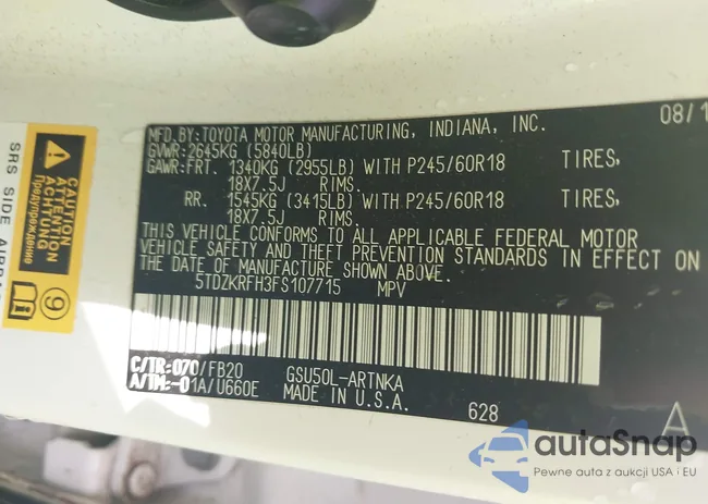 5TDZKRFH3FS107715: 43282139