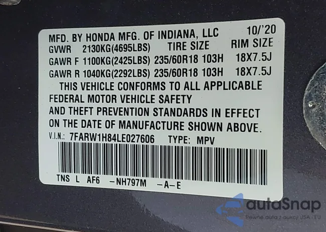 7FARW1H84LE027606: 43282142