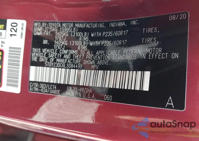 5TDYZ3DC6LS084499: 43282167