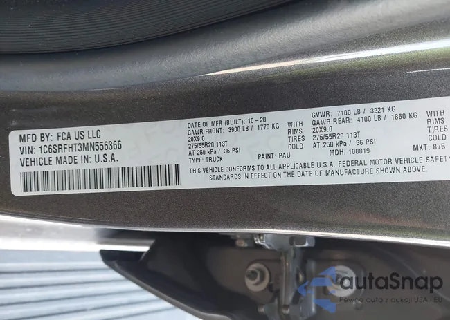 1C6SRFHT3MN556366: 43281415