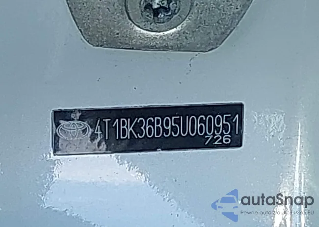 4T1BK36B95U060951: 43281602