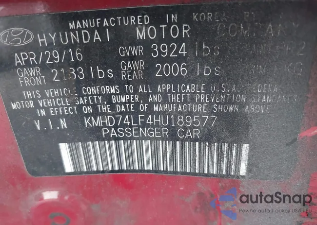 KMHD74LF4HU189577: 43281795