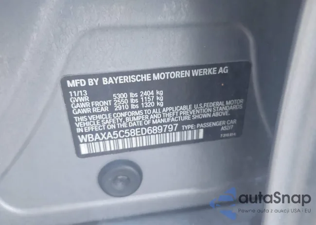 WBAXA5C58ED689797: 43282901