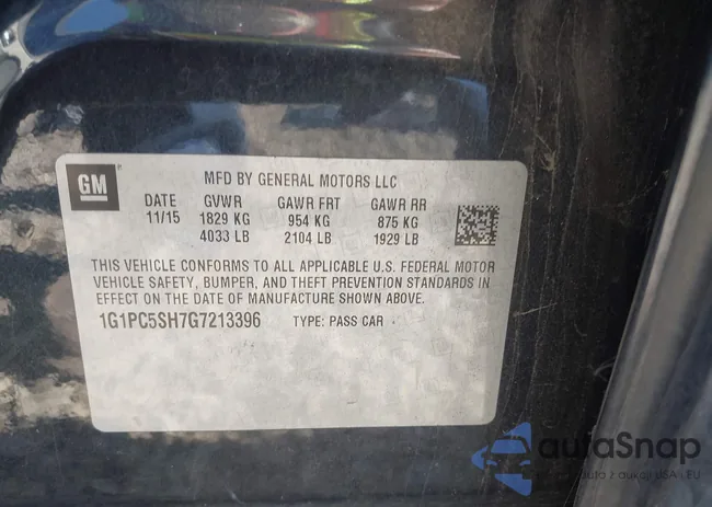 1G1PC5SH7G7213396: 43282997