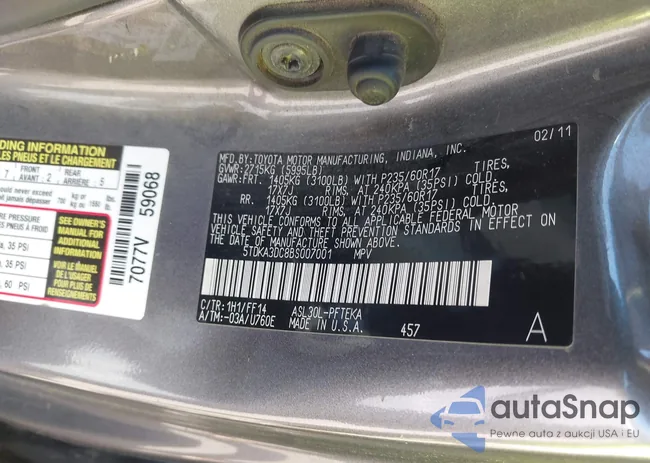 5TDKA3DC8BS007001: 43283095