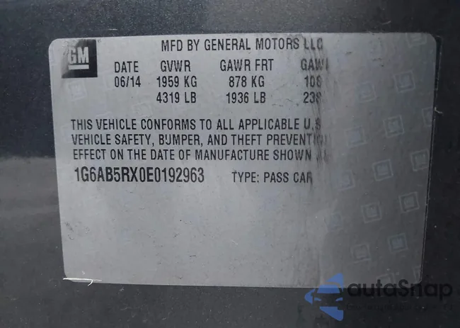 1G6AB5RX0E0192963: 43282644