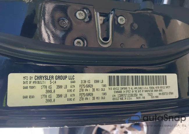 1C6RR7GT1ES381950: 43282712