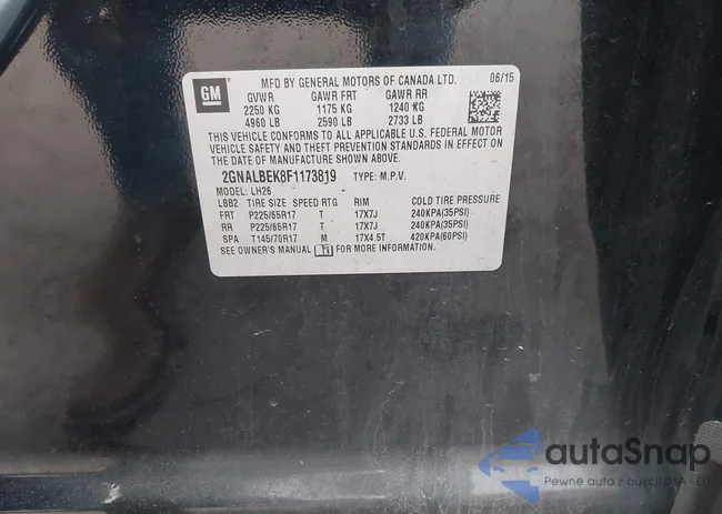 2GNALBEK8F1173819: 43282741