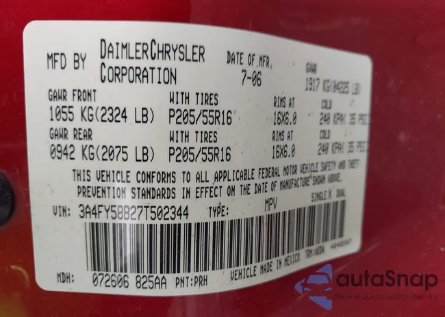 3A4FY58B27T502344: 43283966