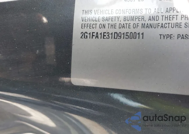 2G1FA1E31D9150011: 43284069