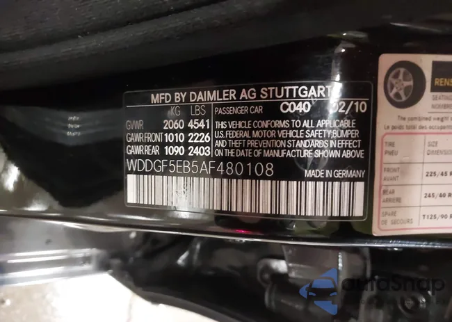 WDDGF5EB5AF480108: 43283683