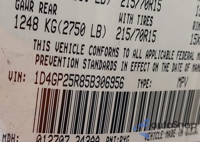 1D4GP25R85B306956: 43283779