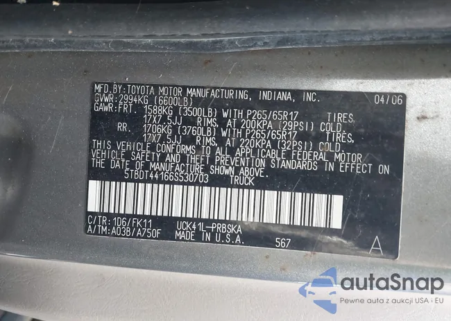 5TBDT44166S530703: 43284818