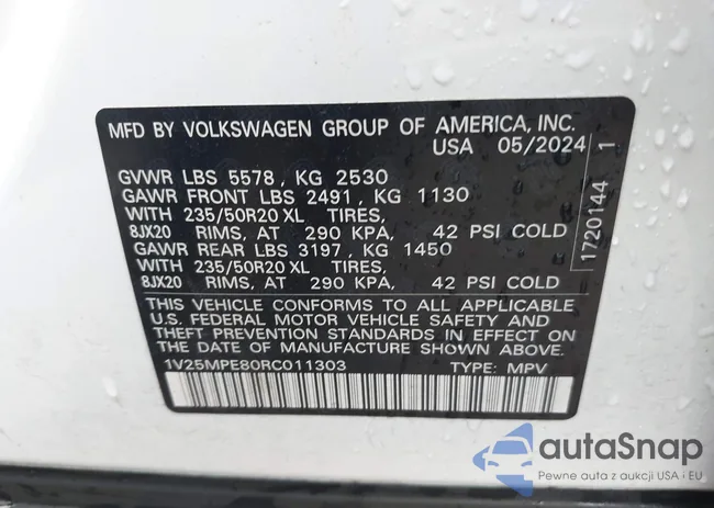 1V25MPE80RC011303: 43285009