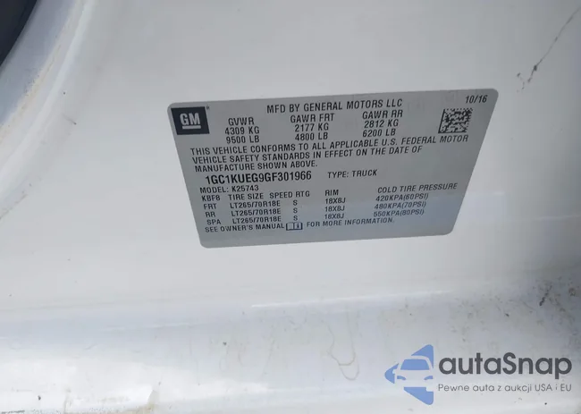 1GC1KUEG9GF301966: 43285197