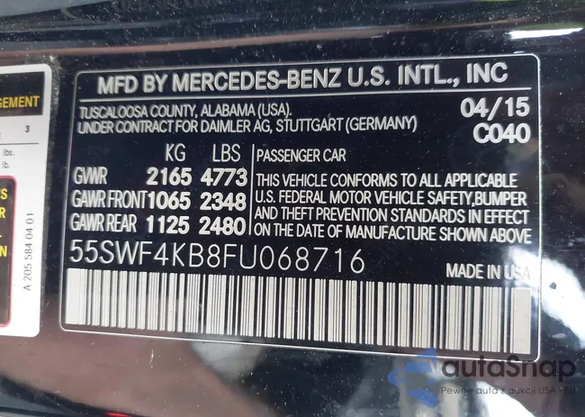 55SWF4KB8FU068716: 43284465