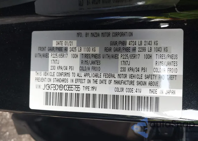 JM3KFBCM6M0365765: 43285865