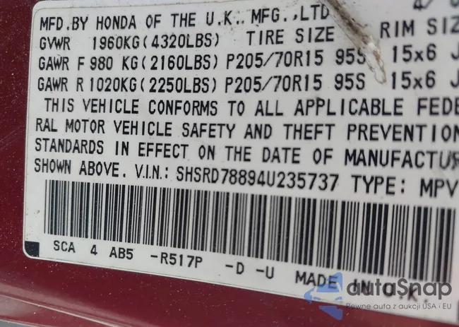 SHSRD78894U235737: 43285897