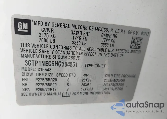 3GTP1NEC6HG304551: 43286110