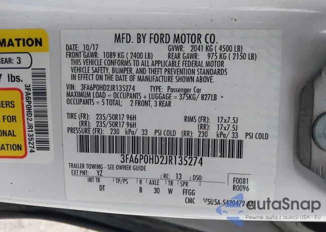 3FA6P0HD2JR135274: 43286176